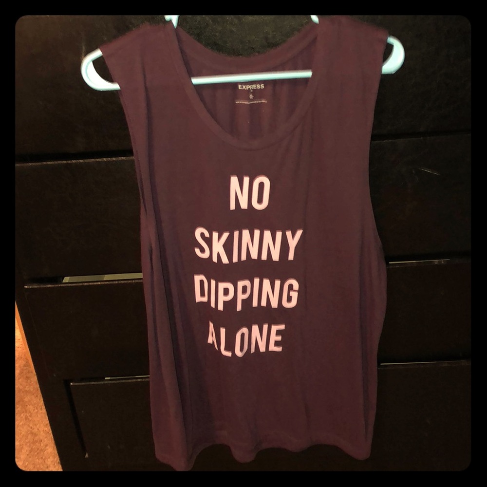 NWOT purple express tank